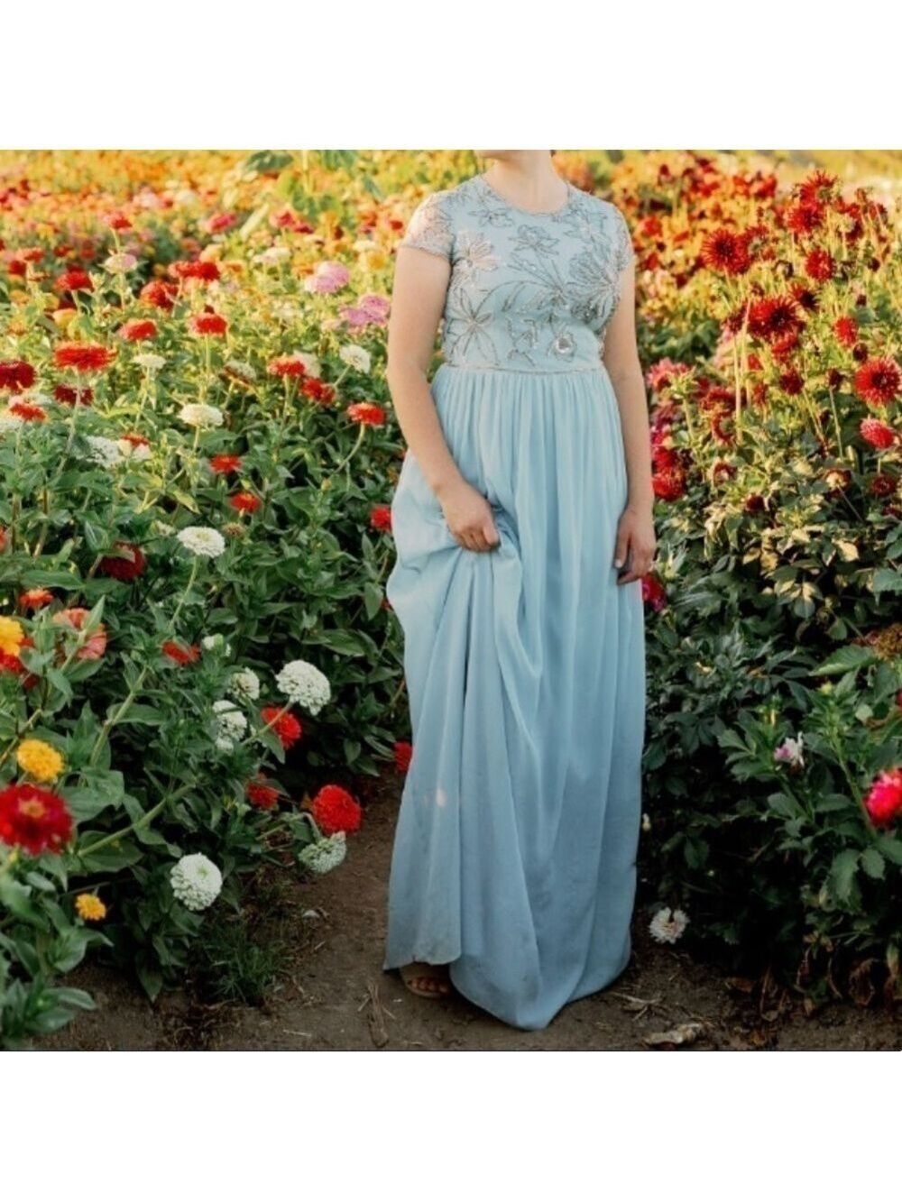 adrianna Papell Embellished Gown
